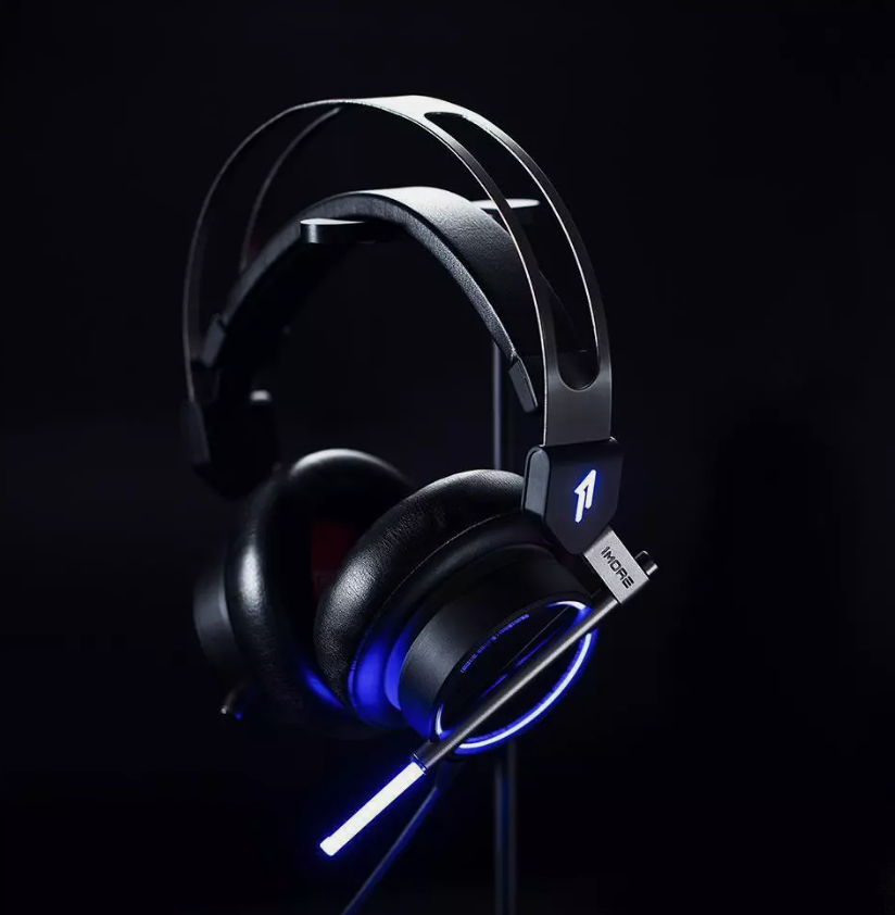1MORE Spearhead VRX Gaming Over-Ear Headset w/ Microphone/LED For PC/Laptop
