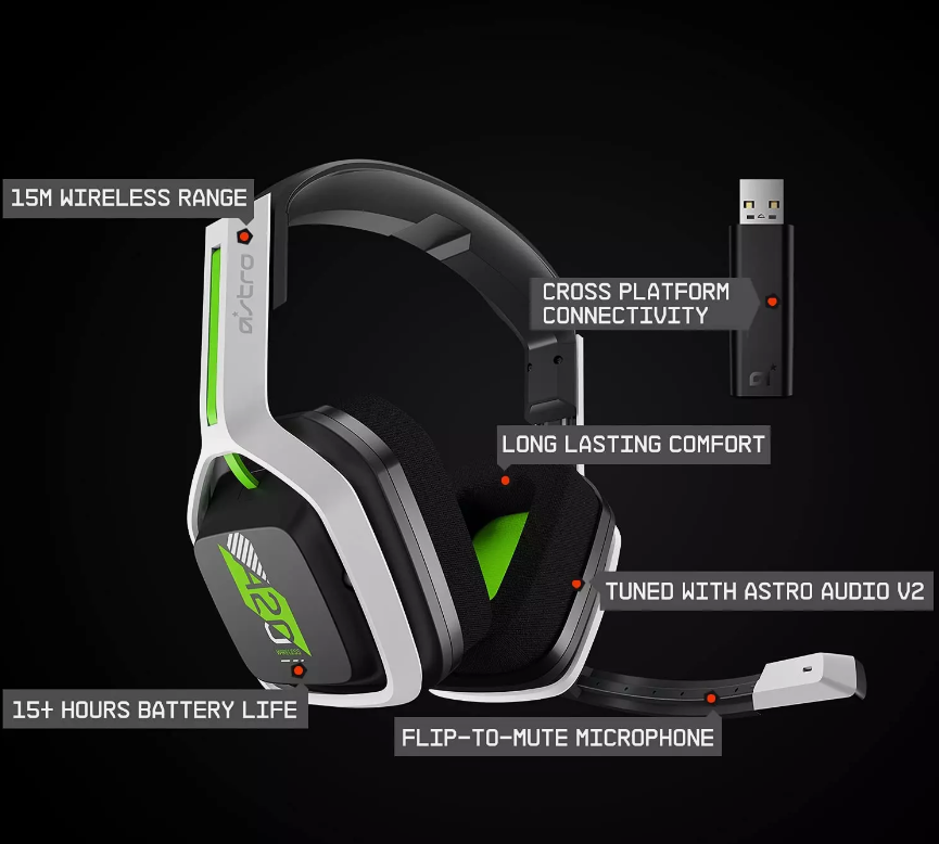 Astro A20 Wireless Gen 2 Headset for Xbox Series X and PC