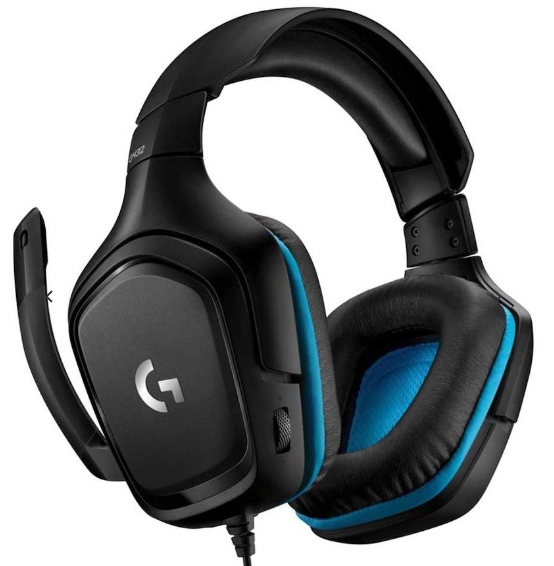Logitech G432 7.1 Surround Sound Gaming Headset - Black