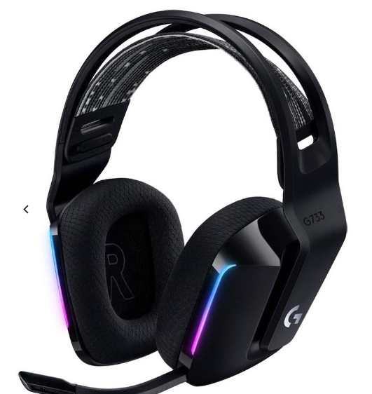 Logitech G733 Lightspeed Wireless RGB Gaming Headset - Black