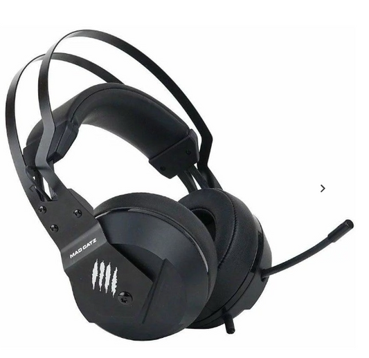 Mad Catz F.R.E.Q. 2 Gamer/Gaming Stereo Over Ear Wired Headset w/3.5mm AUX Black